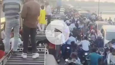 मोहम्मदगंज: मकर संक्रांति मेले के कारण मोहम्मदगंज के भीम चूल्हा स्थल पर पूरे दिन जाम लगा रहा