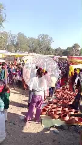 ललितपुर जिला #राजघाट मेला #कार्यक्रम रोड पर