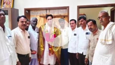 ಜೇವರ್ಗಿ: ನರಿಬೋಳ ಗ್ರಾಮದಲ್ಲಿ ಕೆಕೆಆರ್‌ಡಿಬಿ ಅಧ್ಯಕ್ಷ ಶಾಸಕ ಅಜಯ್ ಸಿಂಗ್‌ಗೆ ಸನ್ಮಾನ