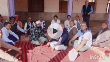 खमनोर: खमनोर में कांग्रेस की बड़ी बैठक में 'मनरेगा बचाओ' का लिया संकल्प