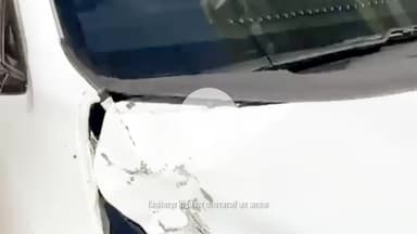 बिछीवाड़ा: बिछीवाड़ा हाईवे पर पत्थरबाजों का आतंक : चलती कार पर अज्ञात बदमाशों ने फेंका भारी पत्थर, वाहन हुआ क्षतिग्रस्त