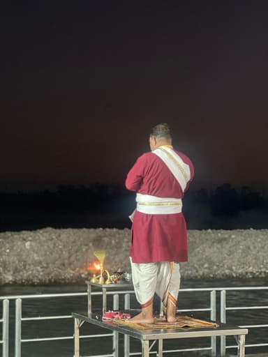 Ganga arti @ truveni ghat