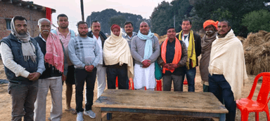 जज सिंह ग्राम पुलिस टोला के पौत्र गिरजा सिंह के सुपुत्र ,बिनोद सिंह, मुरारी सिंह के भाई कन्हैया सिंह के गृह प्रवेश में शामिल हुए।
घर निर्माण के लिए बधाई और शुभकामना दिए ।
साथ में  हृदयानंद सिंह, लाल बहादुर सिंह,नरेंद्र सिंह, सतेंद्र सिंह,