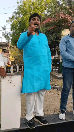 राणा सांगा का अपमान नहीं सहेगा हिंदुस्तान संदीप कुमार शाही ने कहा सांसद राम जी सुमन गद्दार की औलाद  माफ़ी मागें  देश से