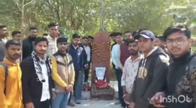 बीकानेर: शहीद पार्क में स्वतंत्रता सेनानी गंगादत्त रंगा की पुण्यतिथि पर पुष्पांजलि सभा का हुआ आयोजन