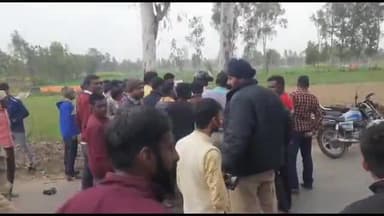 धनौरा: मंडी धनौरा के केसरा रोड पर बाइक सवार ट्रैक्टर ट्रॉली से टकराया, गंभीर हालत में अस्पताल में कराया गया भर्ती