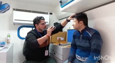 एटा: गांधी स्मारक कॉलेज में सामाजिक संस्था बाबा नेत्र चिकित्सा शिविर की तरफ से गरीब लोगों की आंखों का किया गया निशुल्क इलाज