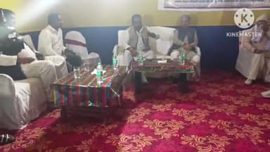 हलसी: हलसी प्रखंड प्रमुख के मात्रिशोक कार्यक्रम में शेखपुरवा गांव पहुंचे राष्ट्रीय अध्यक्ष सह स्थानीय सांसद ललन सिंह