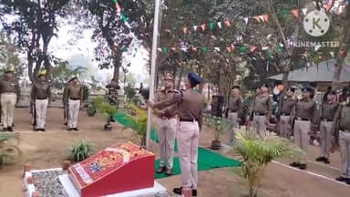 बेलहर: बेलहर SSB कैंप में गणतंत्र दिवस के अवसर पर इंस्पेक्टर बी एम प्रकाश ने किया झंडोत्तोलन