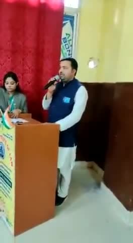 पटना में एलएलबी तृतीय वर्ष के छात्र के रुप में छात्र, शिक्षक को संबोधित किया सचिन सिंह ने