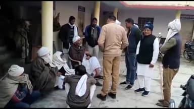 कामां: टायरा गांव में दो पक्षों में विवाद मामले में मंत्री निवास पर हुई पंचायत, दोनों में बनी सहमति