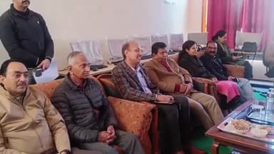 पंचकूला: सेक्टर 12A सार्थक स्कूल में परीक्षा पर चर्चा के तहत विधानसभा अध्यक्ष छात्रों के साथ प्रधानमंत्री से ऑनलाइन जुड़े