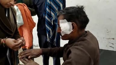 गरखा: रामगढ़ा के पास बाइक से गिरने से एक व्यक्ति हुआ घायल