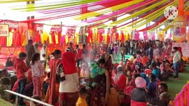 मैनपुरी: नुमाइश पंडाल में मुख्यमंत्री सामूहिक विवाह योजना के तहत 252 जोड़ों की कराई गई शादी, पूर्व कैबिनेट मंत्री रहे मौजूद