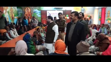 रामसनेही घाट: राज्यमंत्री सतीश शर्मा ने तहसील रामसनेहीघाट परिसर व खुशहेठी ग्राम पंचायत में जरूरतमंदों को बांटे कंबल