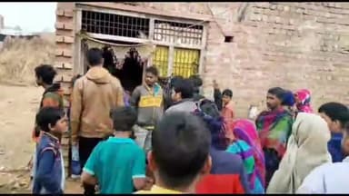 कामां: कस्बे में रिहायशी मकान पर आकाशीय बिजली गिरने से मकान में आई दरारें, एक बालक घायल