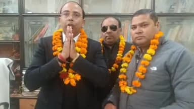 धनौरा: UP बार काउंसलिंग के वाइस चेयरमैन ने गजरौला निवासी अधिवक्ता को विशेष प्रतिनिधि बनाया, भाजपा के नगर अध्यक्ष ने किया स्वागत