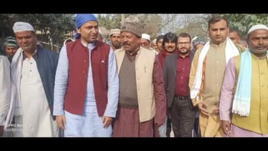 कदवा: कदवा पूर्व कांग्रेस विधायक जनाब उस्मान गनी के निधन पर पहुंचे कई दिग्गज नेता