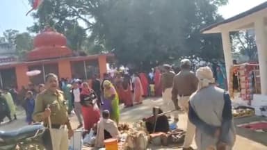 ब्यौहारी: बसंत पंचमी के अवसर पर चिपाड़ में लगा मेला, पुलिस की चाक चौबंद व्यवस्था