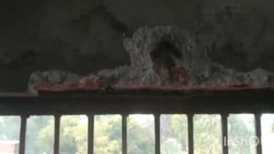 एत्मादपुर: गांव नगला जौहरी में एक मकान की तीसरी मंजिल पर गिरी आकाशीय बिजली, बड़ा हादसा टला