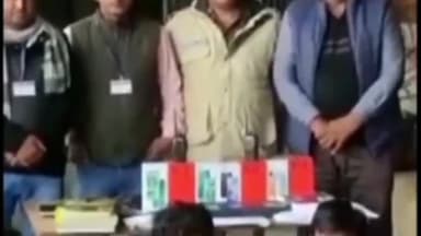 चौमूं: हरमाड़ा थाना इलाके में ऑनलाइन गेमिंग के जरिए ठगी करने वाले 4 बदमाशों को किया गया गिरफ्तार