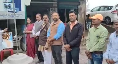 रामपुर बघेलान: भारत जोड़ो यात्रा के समापन पर रामपुर बाघेलान के ब्लॉक कांग्रेस कार्यालय में किया गया ध्वजारोहण