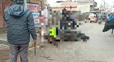 मुज़फ्फरनगर: नगर कोतवाली क्षेत्र के रामलीला टिल्ला पर विद्युत खंभे में उतरे करंट की चपेट में आने से एक गाय की हुई मौत