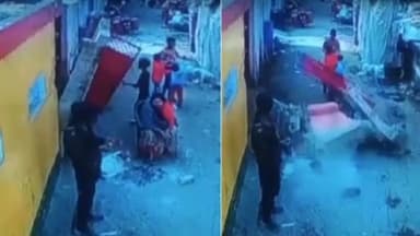 जर्जर दीवार गिरने से दादी और पोते की मौत//kanpur