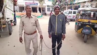 बेलहर: केरबार गांव में शराब पीकर हंगामा कर रहा शराबी गिरफ्तार, कोरोना जांच के बाद न्यायिक हिरासत में भेजा।