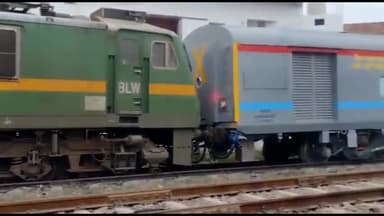 रायबरेली: लालगंज रेल कोच कारखाने से नवनिर्मित कोच लेकर जा रहा इंजन पटरी से उतरा, टला बड़ा हादसा