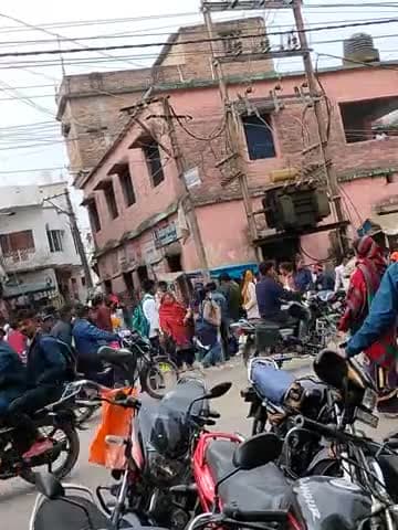 गोपालगंज: इंटर के एग्जाम को लेकर शहर में लगातार थी जाम#Mohit Samrat