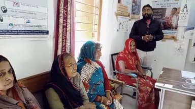 @भारतीय जनता युवा मोर्चा के मंडल रुठियाई  अध्यक्ष  नितिन शर्मा की अनोखी पहल स्वस्थय संबंध में कर रहे ग्रामीणों को जागरूक