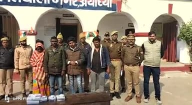 फैज़ाबाद: नगर कोतवाली की पुलिस ने एक महिला समेत चार टप्पेबाजों को साईदत्ता कुटिया के पास से किया गिरफ्तार