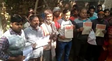 चुनार: नारायनपुर के बैकुंठपुर में दबंगों द्वारा लोगों को उनके जमीन से बेदखल करने की कोशिश, विरोध करने पर एससी एसटी एक्ट की धमकी