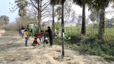 गरखा: मुकीमपुर पंचायत में मुखिया ने लगवाया जिम, व्यायाम करने की ग्रामीणों को मिलेगी सुविधा