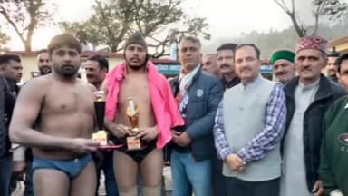 पांवटा साहिब: अम्बोया मेले की कुश्ती में विजयी रहा जसवीर पहलवान, पंचायत प्रबंधक कमेटी ने किया सम्मानित