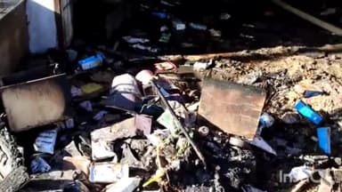 बेमेतरा: बेमेतरा सिटी कोतवाली के निकट पंजाब जनरल स्टोर में लगी आग, लाखों का सामान जलकर हुआ खाक