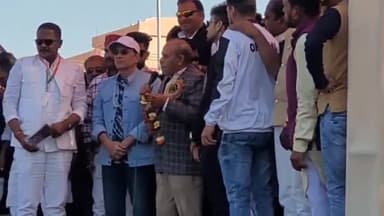 सिवनी: पिछड़ा वर्ग अयोग के अध्यक्ष गौरीशंकर बिसेन पहुंचे सिवनी, मिशन स्कूल मैदान में सभा को किया सम्बोधित