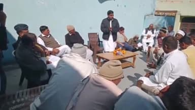 इसराना: बलाना से हाथ से हाथ जोड़ो यात्रा का किया गया शुभारंभ, कांग्रेस कार्यकर्ताओं ने विधायक बलबीर सिंह वाल्मीकि का किया स्वागत