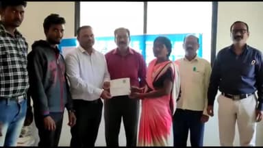 समुद्रपूर: गिरडच्या भारतीय स्टेट बँकेकडून अपघात विम्यातून पीडित गरीब कुटुंबाला २ लाख रुपयांची मदत