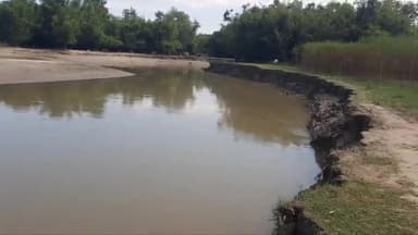 अमौर: हरिपुर पंचायत में नदी के कटाव से लोग परेशान, कटाव रोधी कार्य कराने की मांग