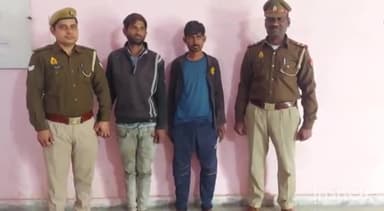 गाज़ियाबाद: थाना मधुबन बापूधाम पुलिस ने मोरटा गांव में एटीएम तोड़कर रुपए निकालने का प्रयास करने वाले दो अभियुक्तों को किया गिरफ्तार