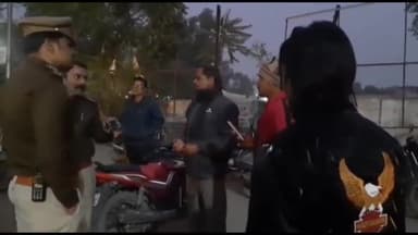 दमोह: कोतवाली पुलिस दमोह ने किल्लई नाके के पास की वाहन चेकिंग, करीब 15 बाइक सवारों के काटे चालान