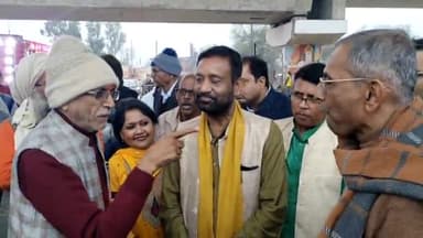 फैज़ाबाद: रामलला के दर्शन कर निहाल हुए नेपाल के पूर्व उप प्रधानमंत्री विमलेंद्र निधि