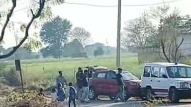 कामां: हरियाणा पुलिस अपहरण के मामले में पहुंची कामां, आरोपी हुआ फरार व कोसी चौराहे के पास से कार की बरामद