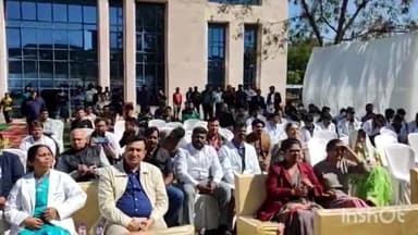 हुज़ूर: एम्स अस्पताल में क्लोज द केयर गैप के कार्यक्रम में पहुंचे मंत्री विश्वास सारंग