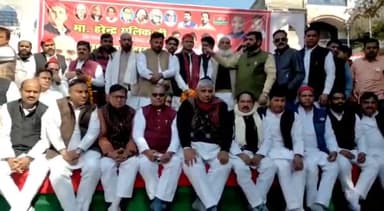 मुज़फ्फरनगर: महावीर चौक स्थित सपा कार्यालय पर नवनियुक्त राष्ट्रीय महासचिव पूर्व सांसद हरेंद्र मलिक का किया गया स्वागत कार्यक्रम