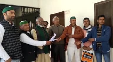 हसनपुर: BKU लोक शक्ति ने सात सूत्रीय मांगों को लेकर एसडीएम कार्यालय में दिया ज्ञापन