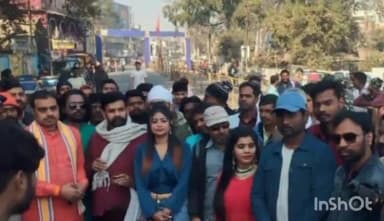 मेदिनीनगर (डालटनगंज): मिस वर्ल्ड रह चुकी बॉलीवुड अभिनेत्री परी राज पंडित फिल्म की शूटिंग को लेकर पहुंची पलामू