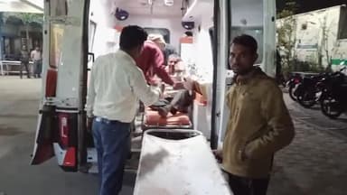 शाजापुर: बिजाना रोड पर सड़क हादसे में बाइक सवार हुआ घायल, 'डायल 108' एम्बुलेंस ने पहुंचाया ज़िला अस्पताल